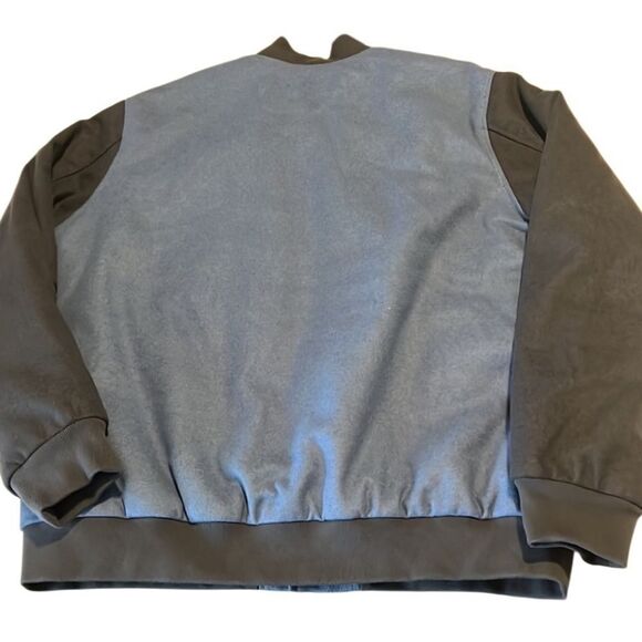 Levi's Blue Snap Front Poly/Wool Blend Varsity Jacket Size Large - Picture 3 of 10